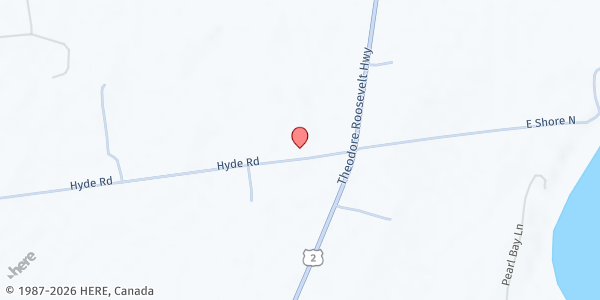 Map showing Champlain Islands Food Shelf at Grand Isle United Methodist Church at 12 Hyde Rd., Grand Isle, VT