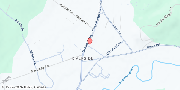 Map showing Calvary Episcopal Church at 370 VT-15, Jericho, VT