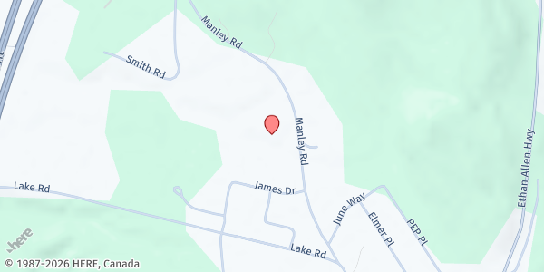 Map showing Arrowhead Senior Center at PO Box 785, Milton, VT