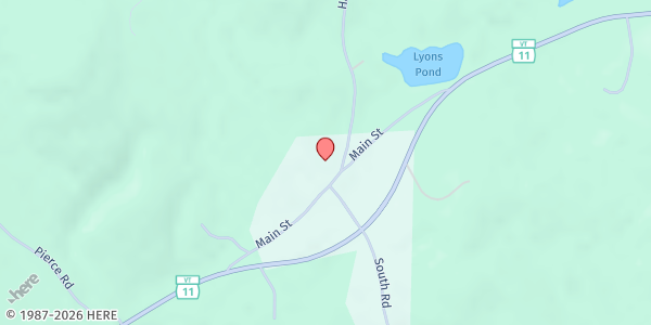 Map showing Peru Congregational Church at , Peru, VT