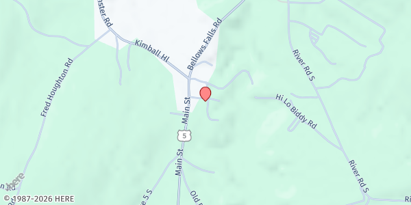 Map showing Putney Foodshelf Incorporated at 10 Christian Square, Putney, VT