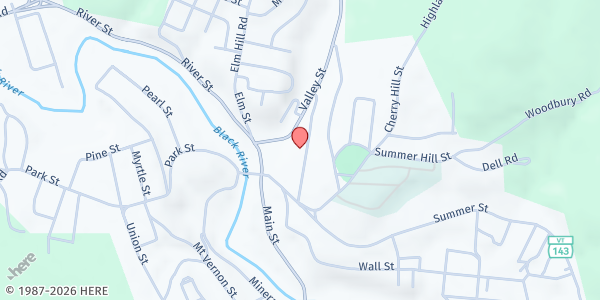 Map showing Senior Solutions at 38 Pleasent Street, Springfield, VT