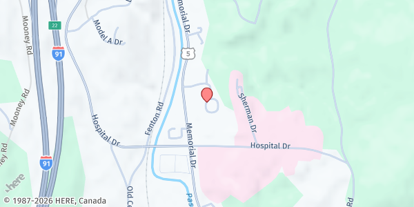 Map showing Neighbors Helping Neighbors at 125 Mountain View Drive, St. Johnsbury, VT