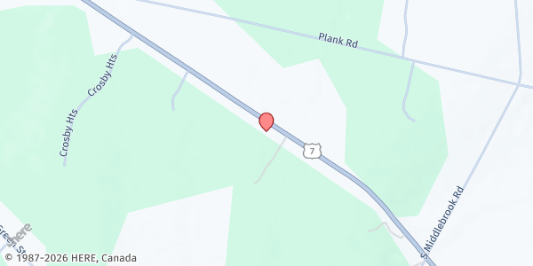 Map showing Victory Baptist Church at 862 US Route 7, Vergennes, VT