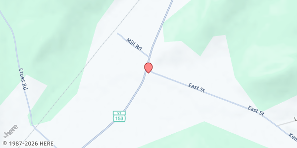 Map showing Church of Christ at 114 Salem Rd, West Rupert, VT