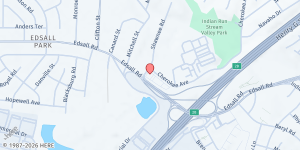 Map showing Maranatha - Springfield at 5515 Cherokee Ave, Alexandria, VA