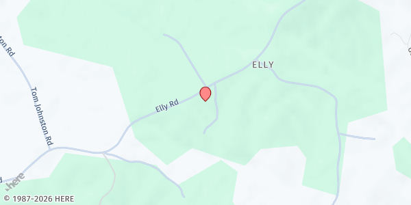 Map showing Caring Friends Food Pantry at 1482 Elly Rd., Aroda, VA