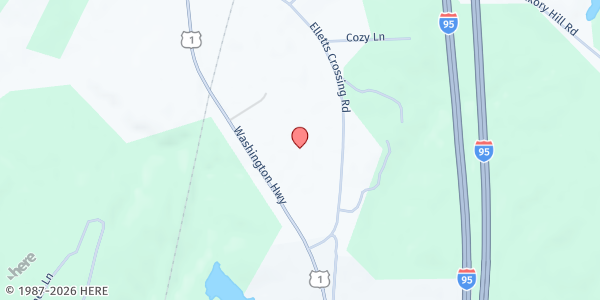 Map showing Hanover Food Outreach at 14140 Washington Hwy., Ashland, VA