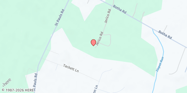 Map showing Clara's House Food Pantry at 10499 Jericho Road, Bealeton, VA