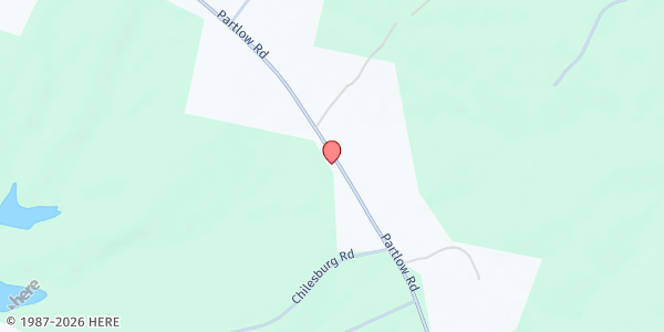 Map showing Rehoboth United Methodist Church - Food Ministry Building at 18580 Partlow Rd, Beaverdam, VA