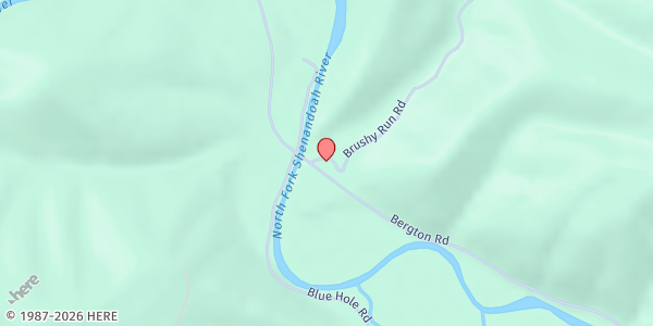 Map showing Community Ministry Food Pantry at 16170 Bergton Rd, Bergton, VA