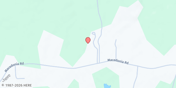 Map showing New Horizon Baptist Church at 183 Revival Road, Blackstone, VA