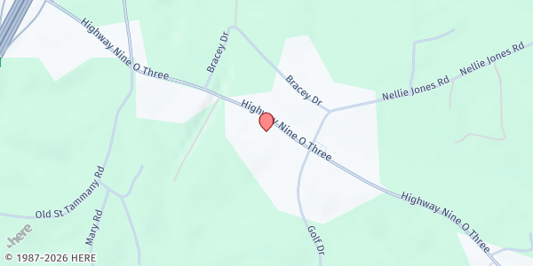 Map showing Abundant Love Food Pantry at 3764 State Rte. 903, Bracey, VA