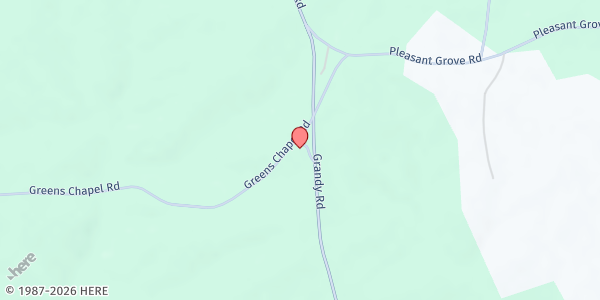 Map showing Southside Senior Citizens Center at 3495 Grandy Road, Brodnax, VA