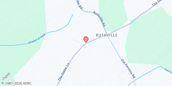 Map showing Charles City Food Pantry at 13050 The Glebe Lane, Charles City, VA