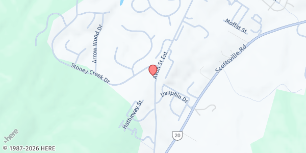 Map showing Faith Temple at 1890 Avon St Extended, Charlottesville, VA