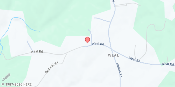 Map showing Grace A Lot at 1500 Weal Rd, Chatham, VA