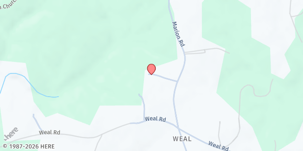 Map showing The Food Center (Chatham) at 1410 Weal Rd., Chatham, VA