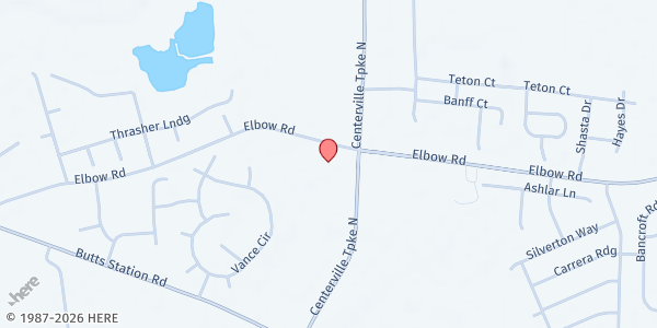 Map showing Redeemer Church at 508 Centerville Turnpike N., Chesapeake, VA