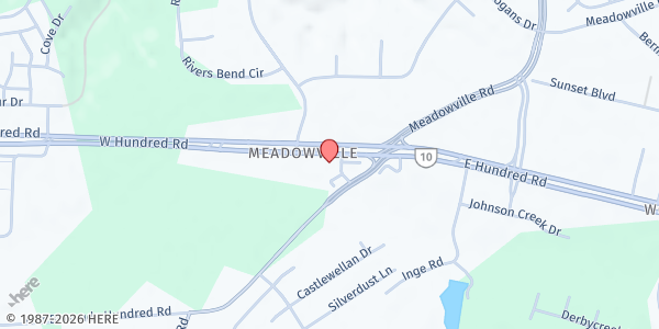 Map showing Engage Food Pantry at 101 West Hundred Road, Chester, VA