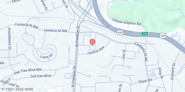Map showing Operation Lifeline at 1615 N Franklin St, Christiansburg, VA