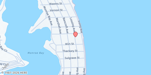 Map showing St. Elizabeth Catholic Church Food Pantry at 2 Lossing Ave., Colonial Beach, VA