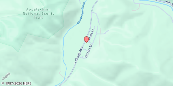 Map showing It's A God Thing - One Way Ministries at 1004 S. Shady Ave., Damascus, VA