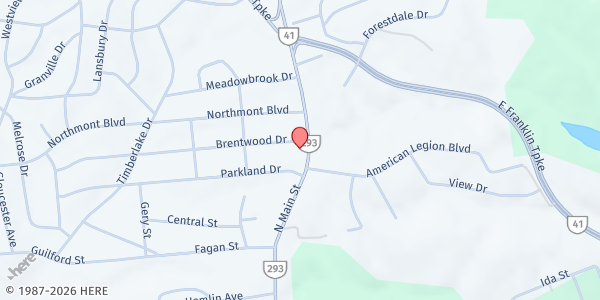Map showing God's Pit Crew - Danville at 2499 N Main St, Danville, VA