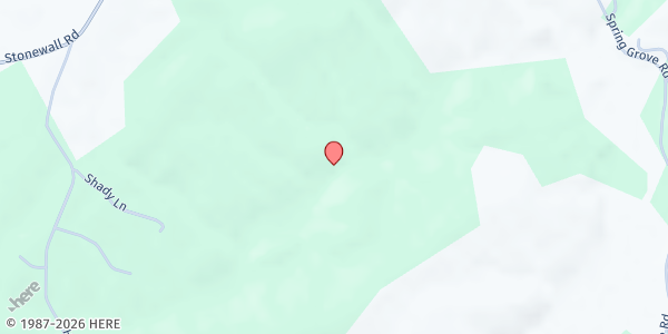 Map showing Candlelight Ministries at Pleasant Grove Baptist Church at 1663 Rush Highway, Dillwyn, VA