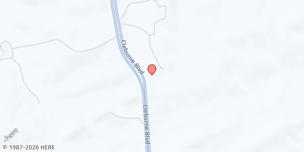 Map showing Heritage Cares - Food Distribution Center at 6195 Cleburne Blvd, Dublin, VA