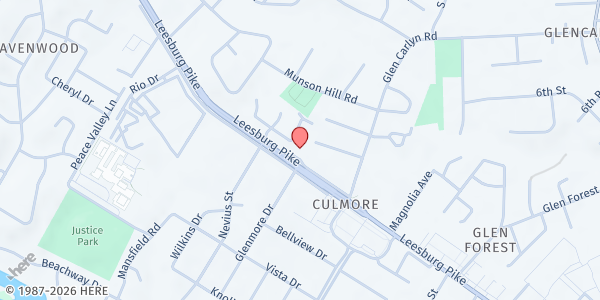 Map showing Boat People SOS at 6066 Leesburg Pike, Falls Church, VA