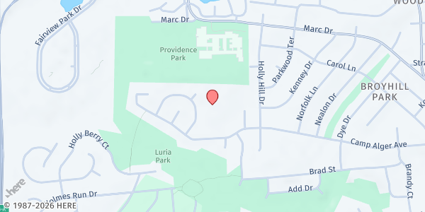 Map showing Saint Philip the Apostle Catholic Church at 7500 Saint Phillips Ct., Falls Church, VA