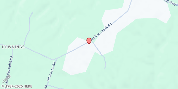 Map showing Farnham Baptist Church Food Pantry at 4632 Farnham Creek Road, Farnham, VA