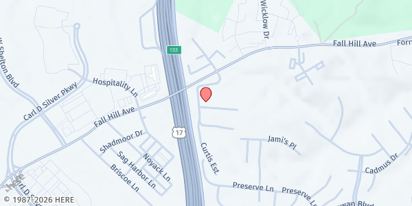 Map showing Heritage Park at 1003 Heritage Park Pl, Fredericksburg, VA