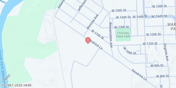 Map showing C-Cap Food Distribution Center at 400 Kendrick Ln, Front Royal, VA