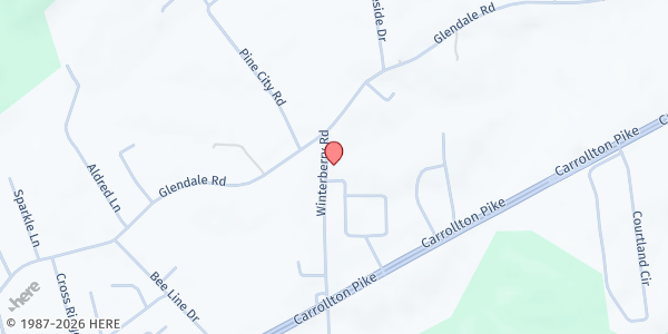 Map showing Sonrise Food Bank - Food Distribution Center at 284 Winterberry Rd, Galax, VA