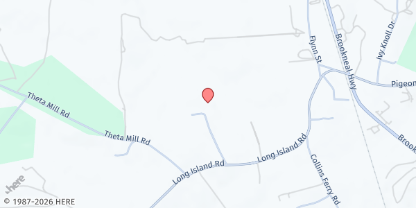 Map showing Piedmont Community Impact at 215 School Road, Gladys, VA