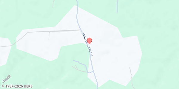 Map showing New Mount Zion Baptist Church at 11127 Woods Cross Road, Gloucester, VA