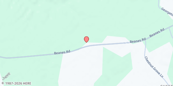 Map showing Morning Star Baptist Church at 849 Beanes Rd, Heathsville, VA