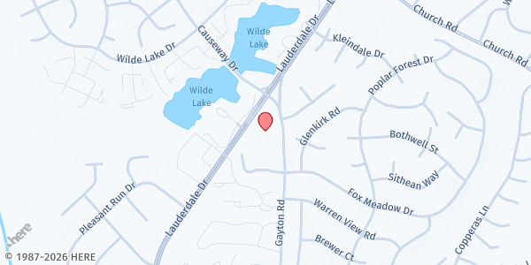 Map showing DUMC Dignity Food Pantry at 13000 Gayton Road, Henrico, VA