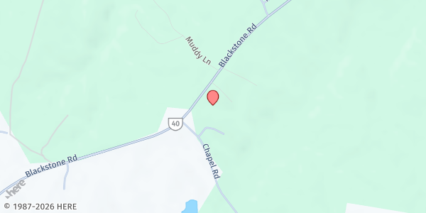 Map showing CornerstoneFOCCUS at 3416 Blackstone Road, Kenbridge, VA