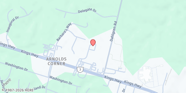 Map showing Bountiful Blessings at 8095 Kings Hwy, King George, VA