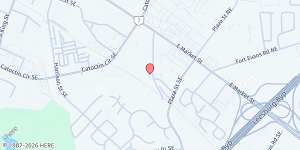 Map showing The Good Shepherd Alliance Inc. - Food Distribution Center at 37 Sycolin Rd SE, Leesburg, VA