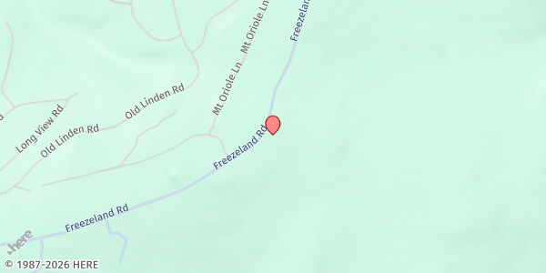 Map showing Linden Park-n-Ride at 3750 Freezeland Road, Linden, VA