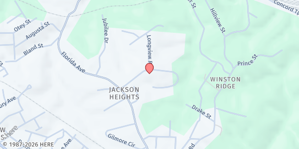 Map showing Red Truck Ministry - James Crossing at 808 Greenfield Dr., Lynchburg, VA