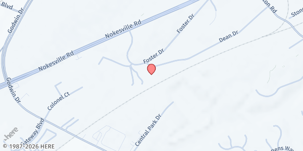 Map showing SERVE Food Distribution Center at 10056 Dean Dr, Manassas, VA