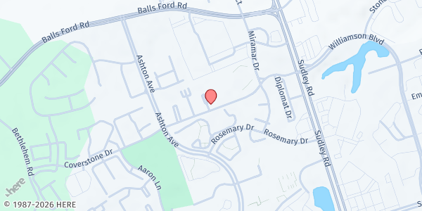 Map showing Woodbridge Workers - Coverstone Apartments at 10934 Coverstone Dr., Manassas, VA