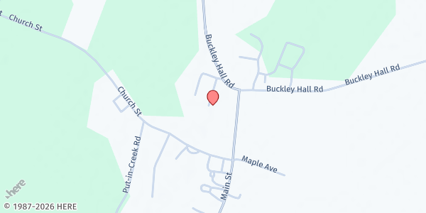 Map showing Hands Across Matthews at 10878 Buckley Hall Rd, Mathews, VA