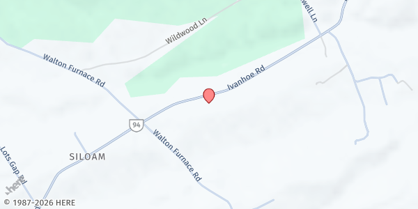 Map showing Morsels of Mercy - St. Paul PH Church at 796 Ivanhoe Rd., Max Meadows, VA