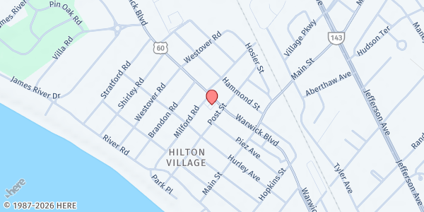 Map showing Link of Hampton Roads Incorporated - Newport News at 10413 Warwick Blvd, Newport News, VA